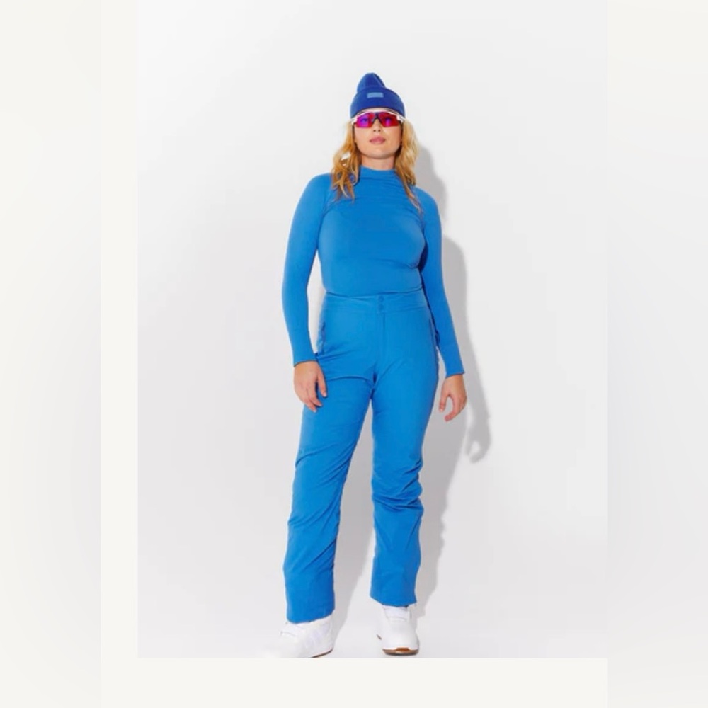 Halfdays Alessandra Pant in Blue Bird Size Medium